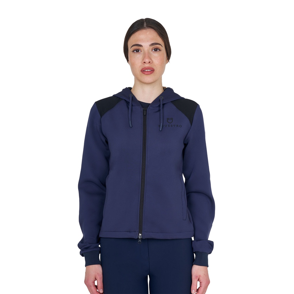 Moletom feminino cropped com capuz