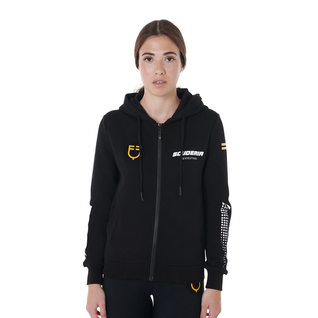 Moletom feminino com capuz Scuderia Equestro fleece