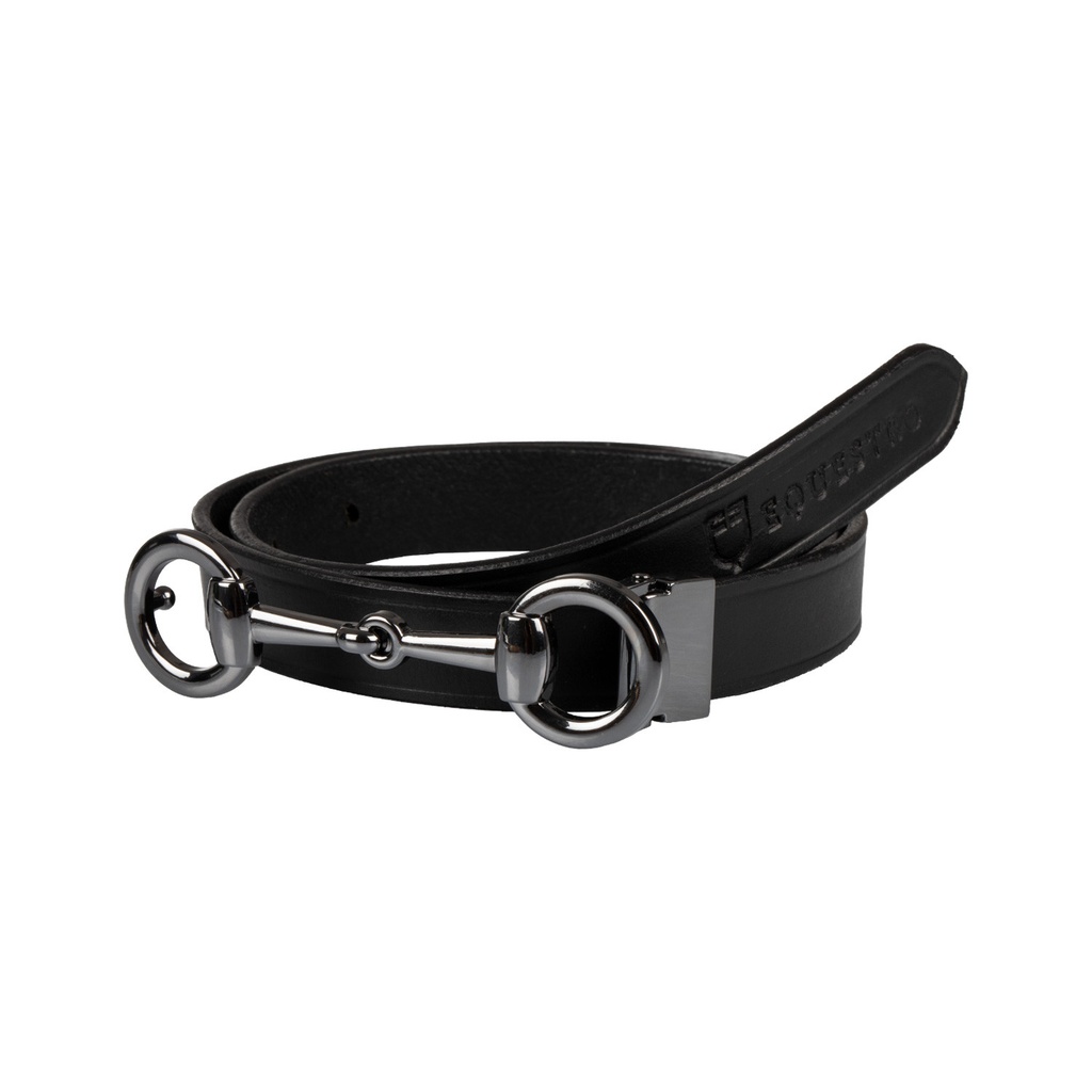 Cinto feminino com fivela filetto