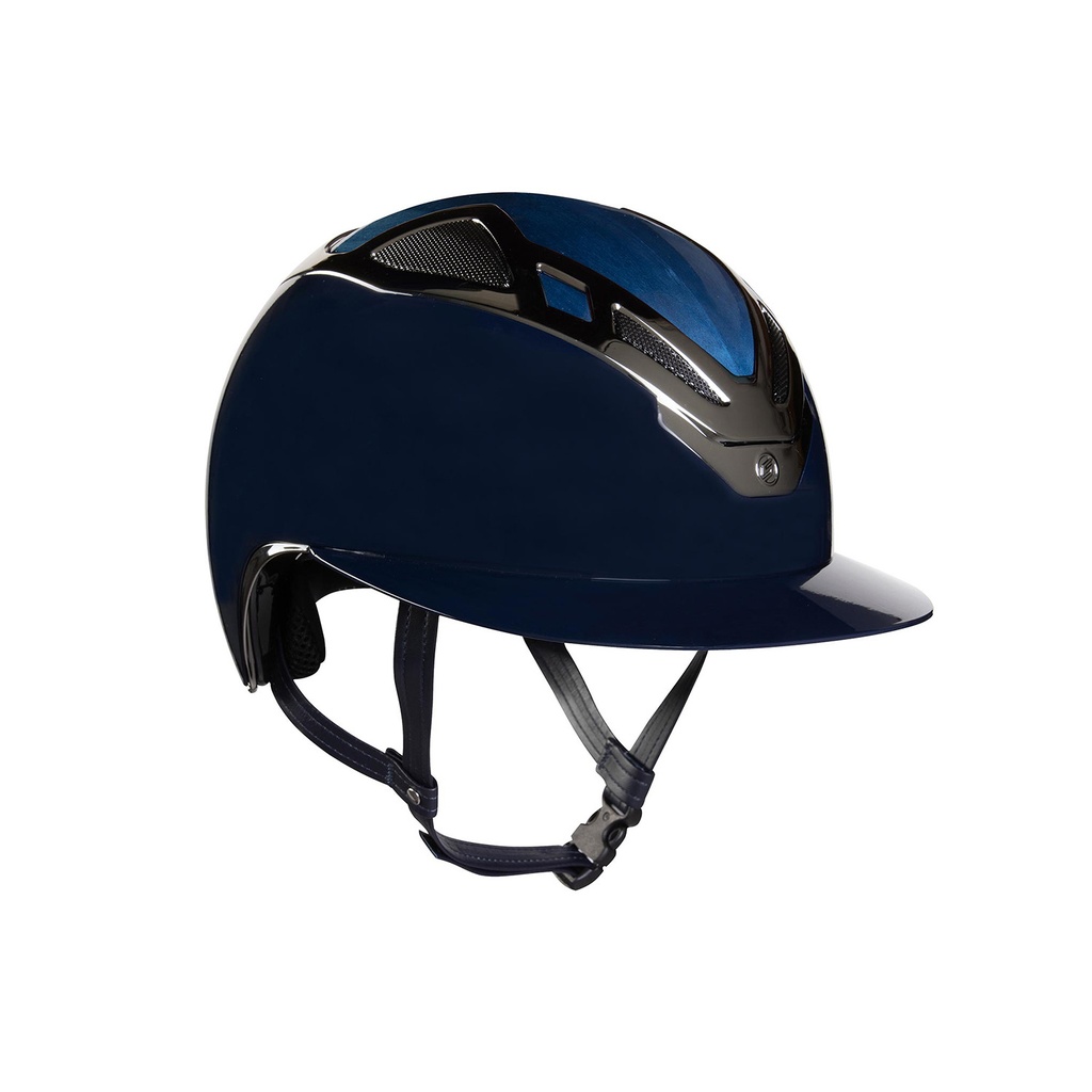 CAPACETE APEX WOOD LADY AZUL MARINHO BRILHANTE