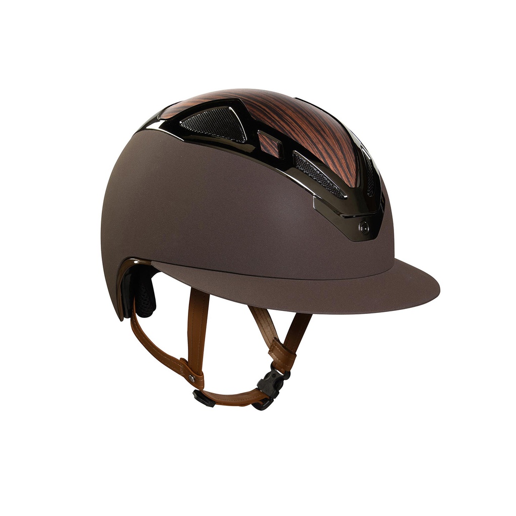 CAPACETE APEX WOOD LADY BROWN MATT