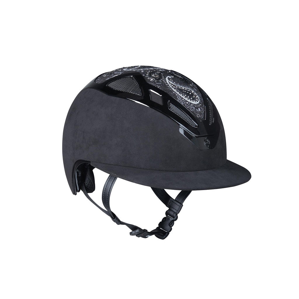 CAPACETE APEX DAMASK TOTAL BLK LADY