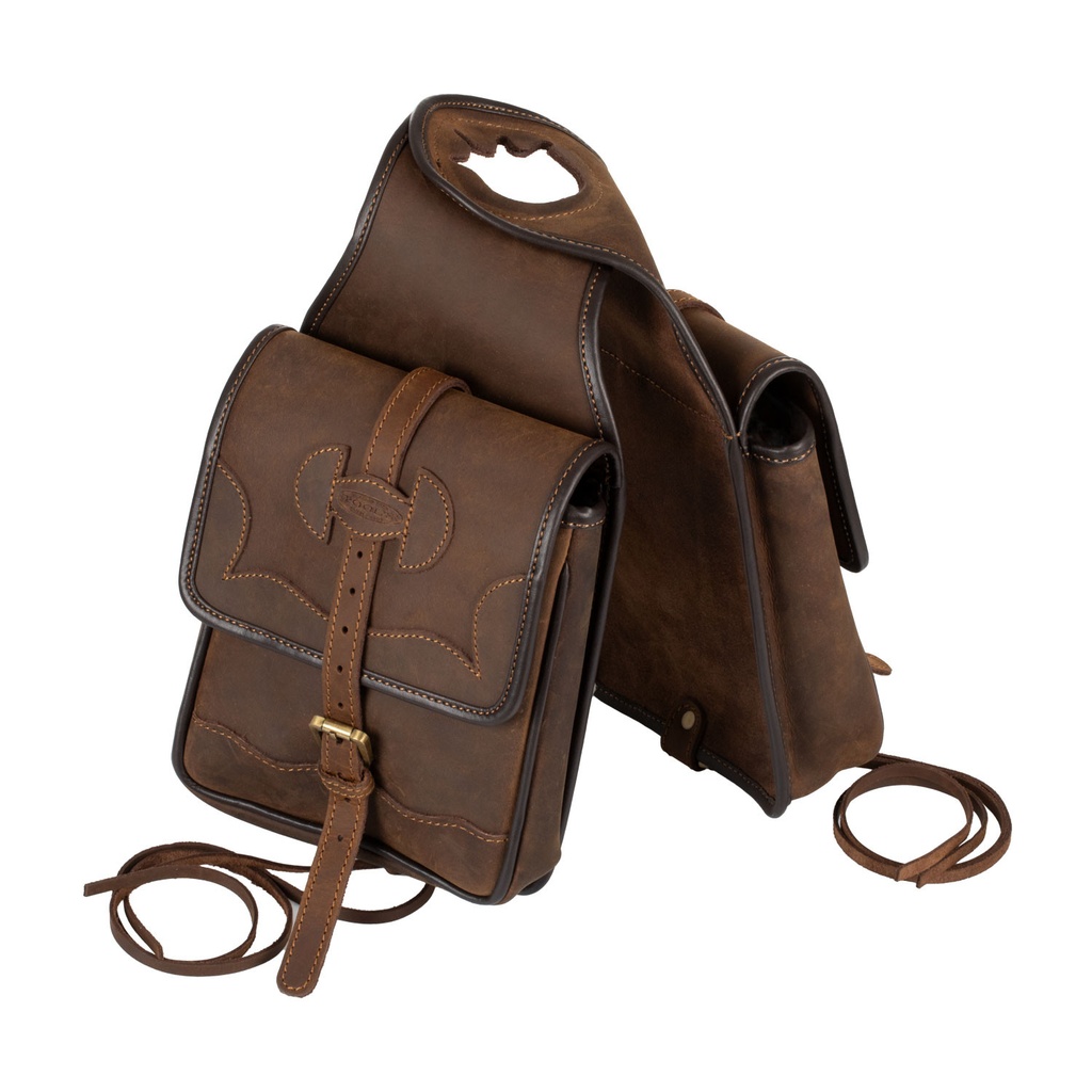 Alforje para sela Western em couro
