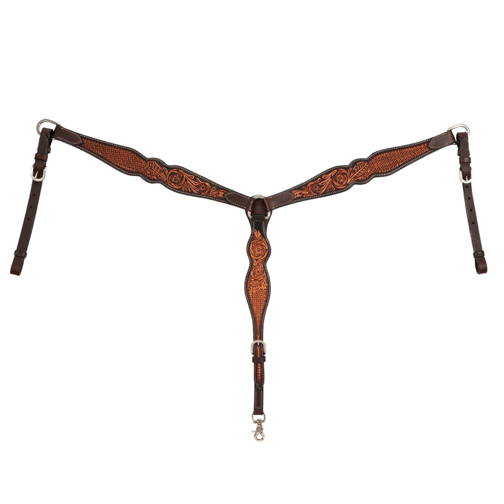 PEITORAL WESTERN MOTIVO FLORAL