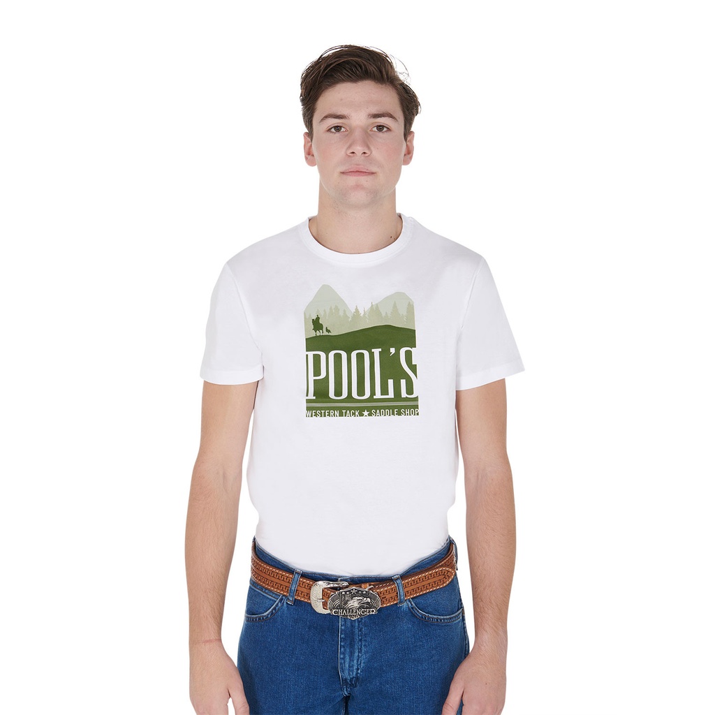 Camiseta masculina de algodão com estampa Yellowstone