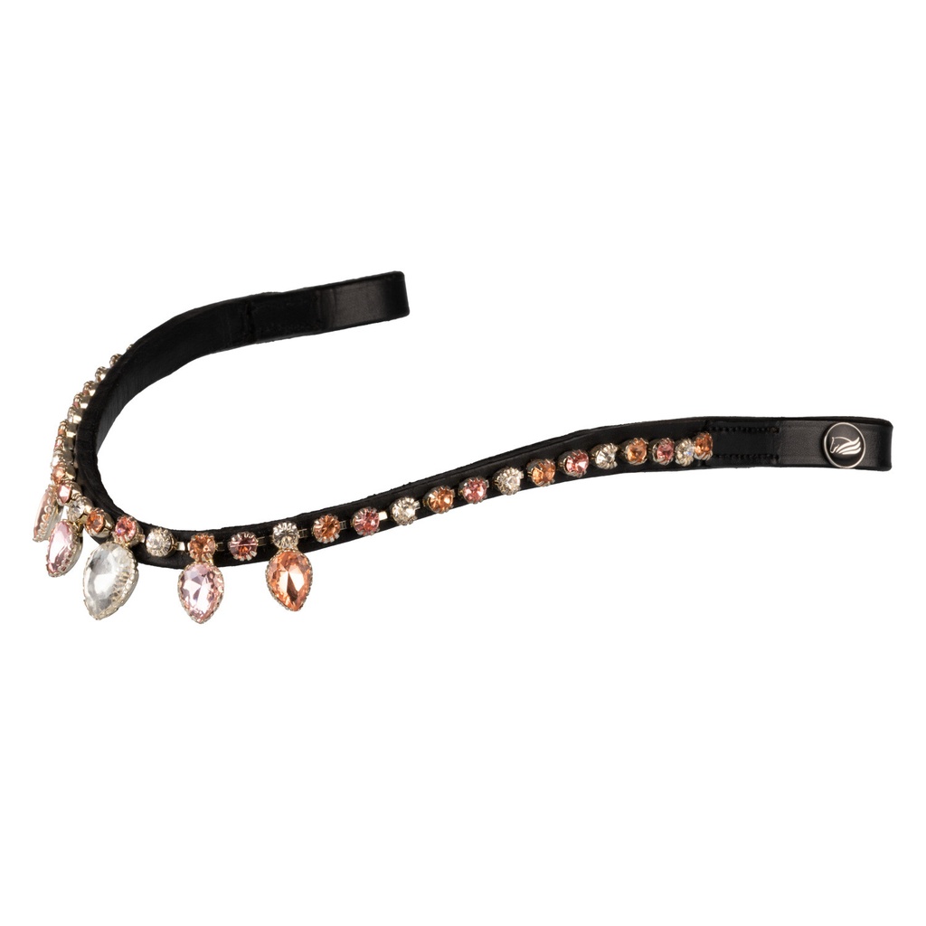 Tiara com strass modelo gota