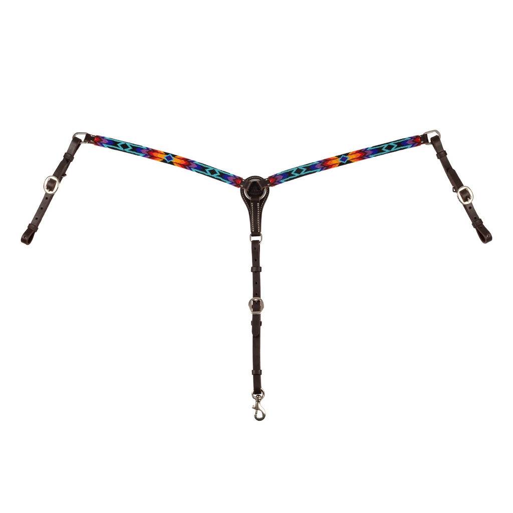 PEITORAL EM ÓLEO WESTERN COM MIÇANGAS SERAPE