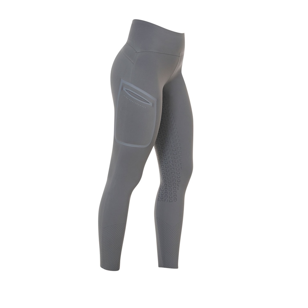 Leggings feminino Equestro Ridertechnology cintura alta full grip