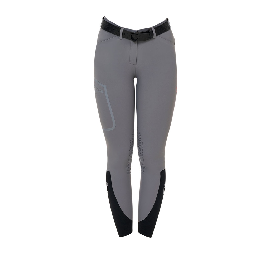 Calça slim fit feminina Equestro Ridertechnology costuras termo seladas
