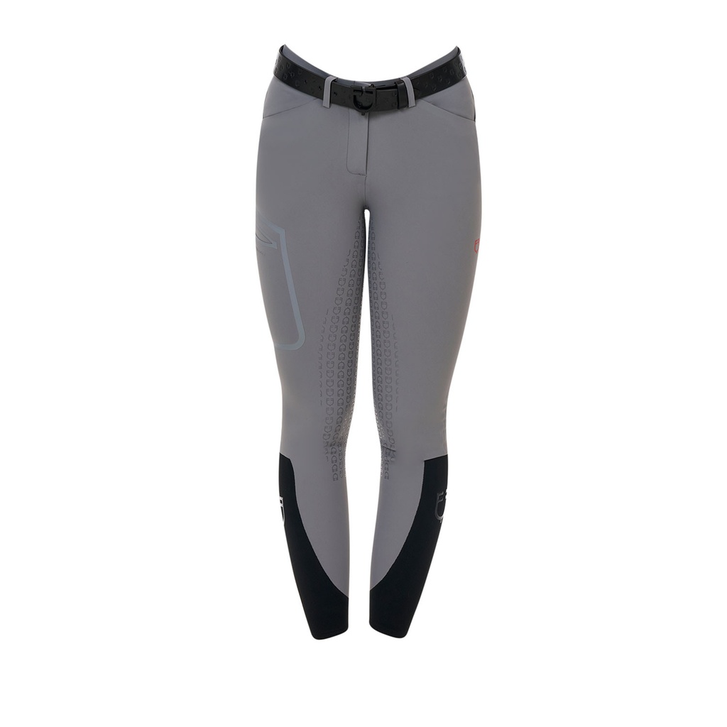 Calça slim fit feminina Equestro Ridertechnology full grip