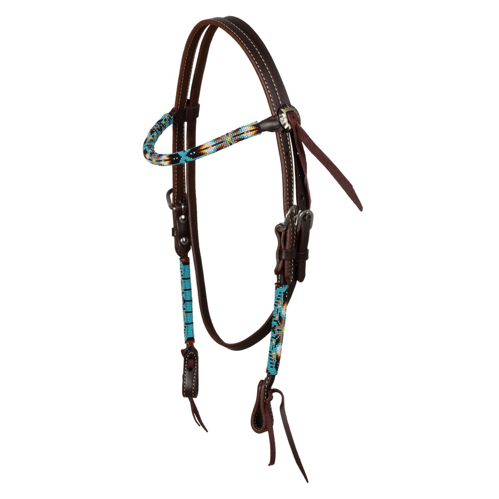 BRIDA WESTERN OLEADA COM MIÇANGAS NAVAJO SKY