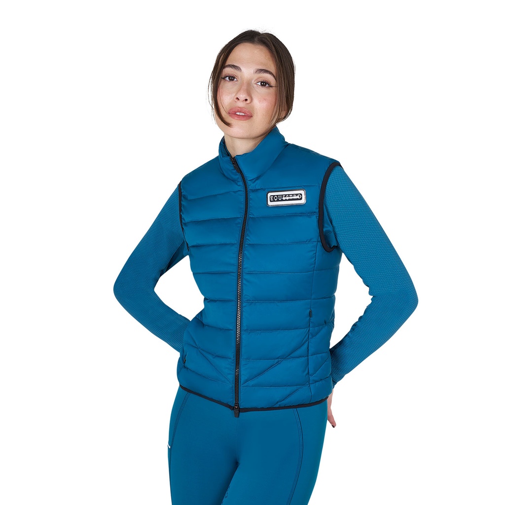 Colete de nylon feminino