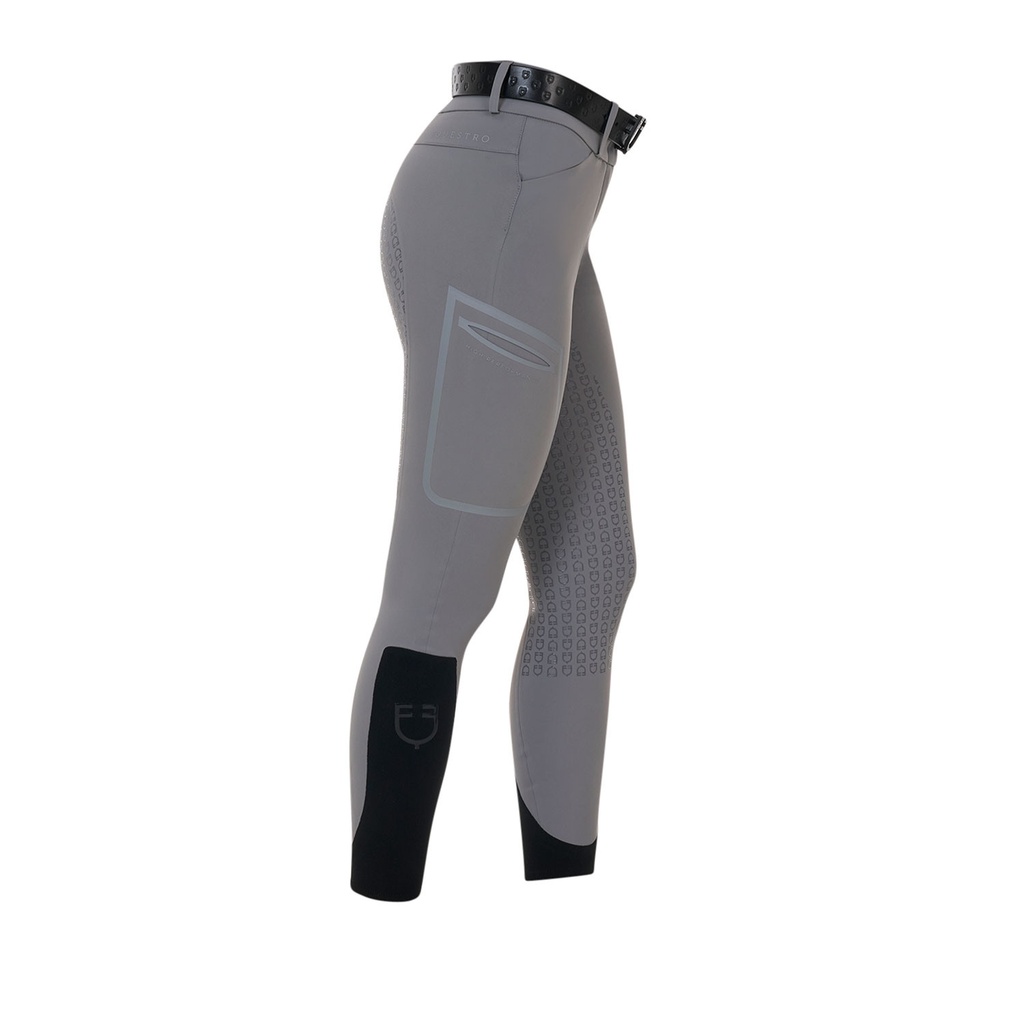 Calças de montaria femininas Ridertechnology cintura alta com full grip