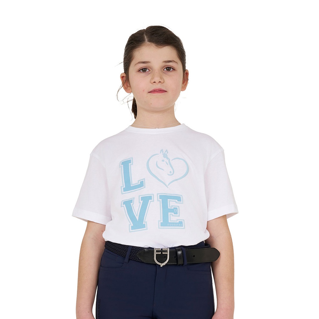Camiseta de algodão feminina