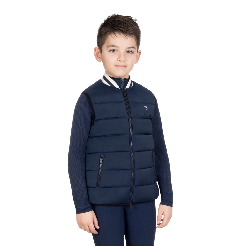 Colete de nylon infantil para menino