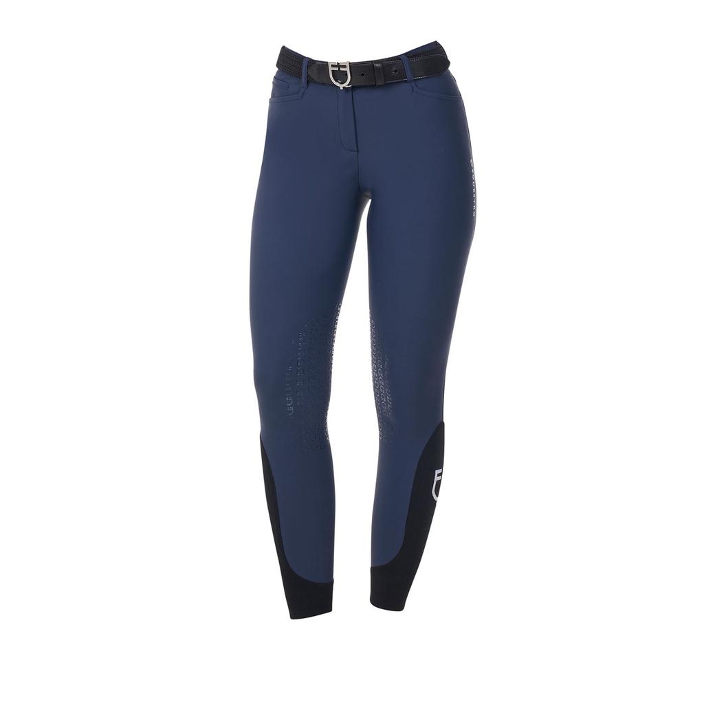 Calças femininas com grip no joelho Equestro X FISE