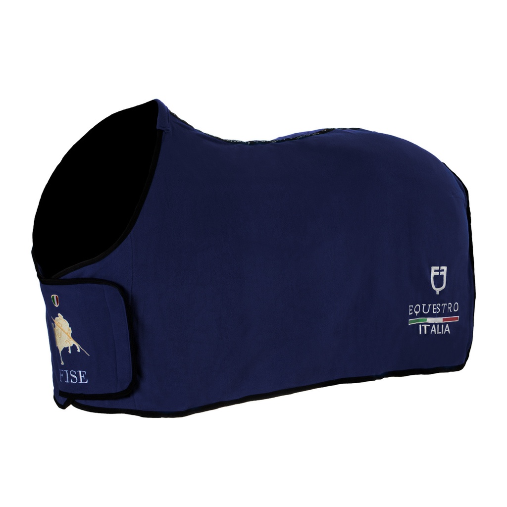 Manta de fleece com fecho frontal Equestro X FISE