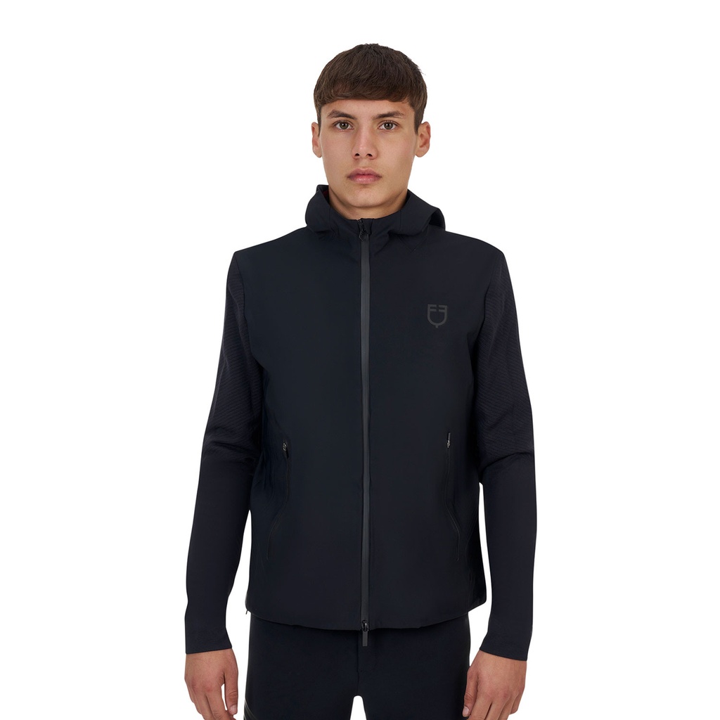Moletom técnico masculino Equestro Ridertechnology com capuz