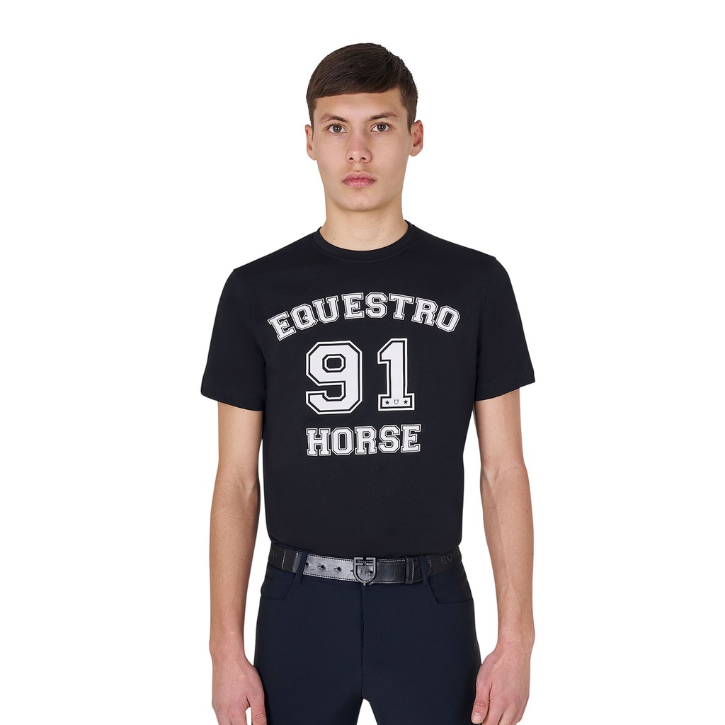 Camiseta de algodão Men's Horse Club