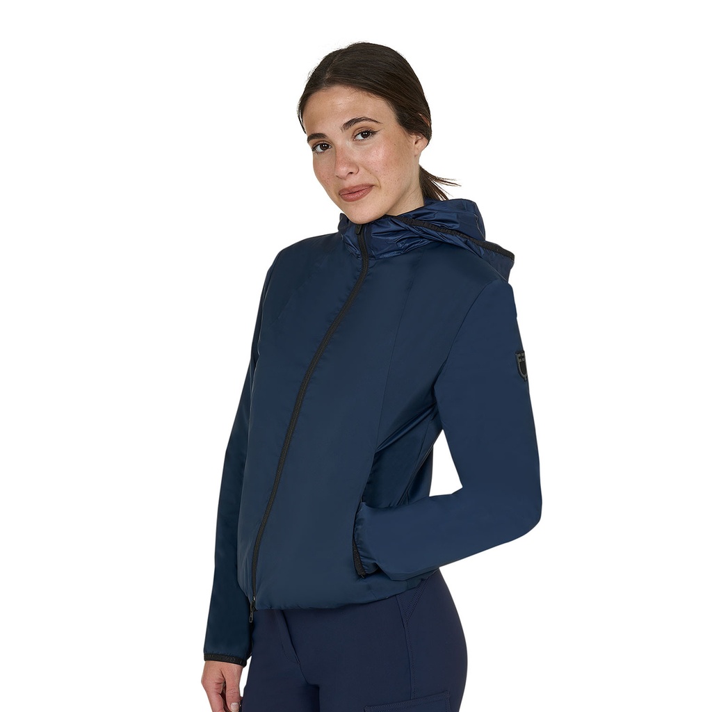 Softshell feminina linha dobrável