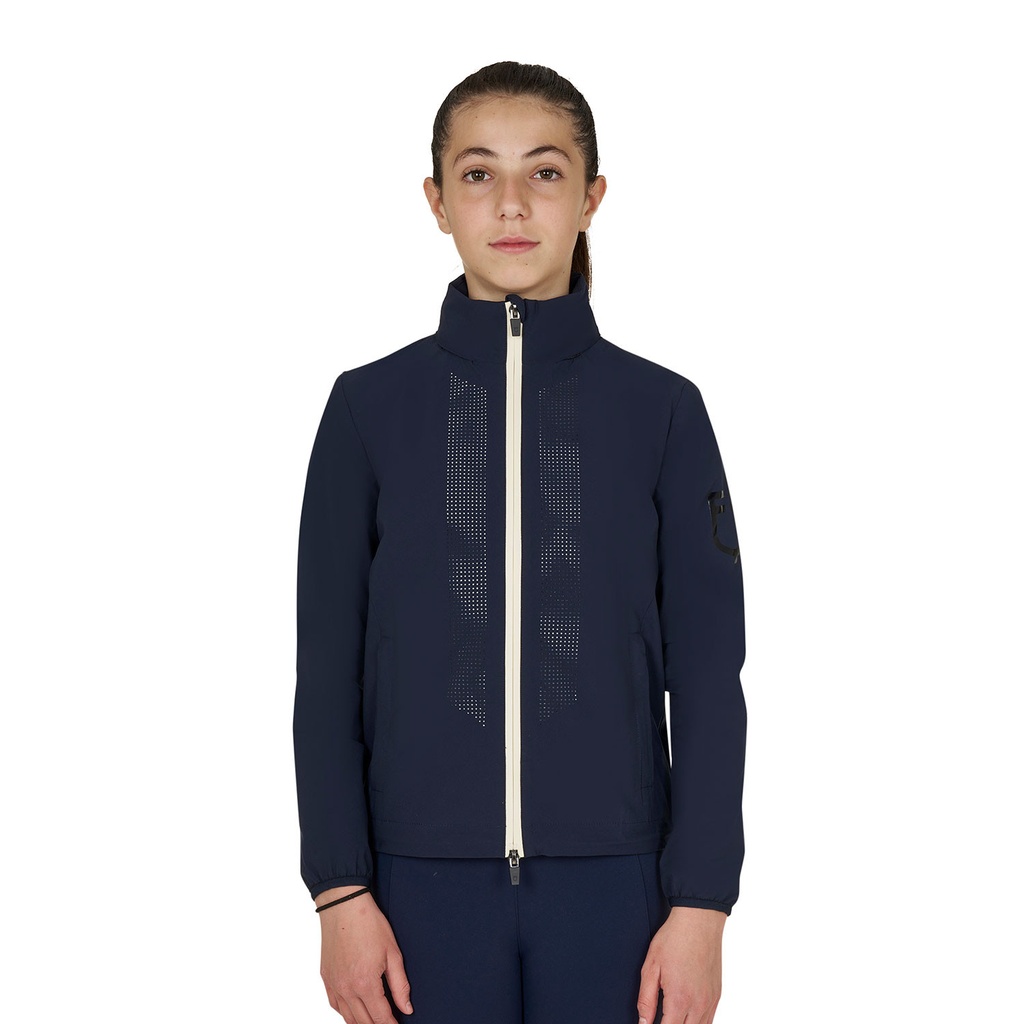 Softshell infantil unissex logo nas costas