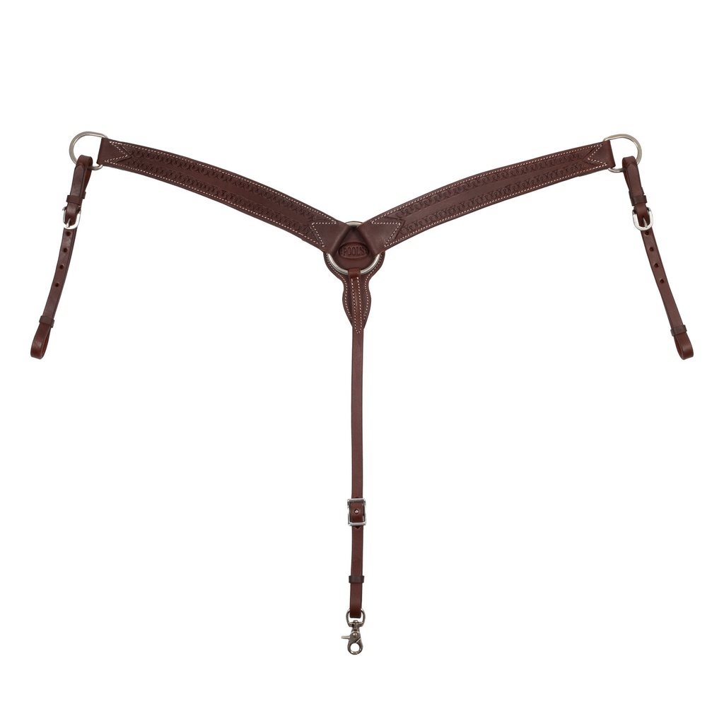 Peitoral western de couro