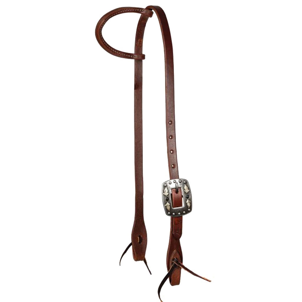 Cabeleira Professional's Choice em couro oleado de 5/8 com fivela Feather