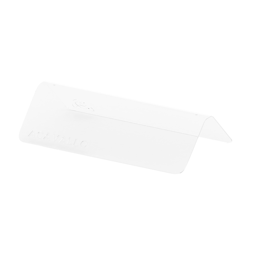 Prateleira em acrílico de 5mm com logotipo gravado a laser p/ ACMPS529C 61x33x14,4