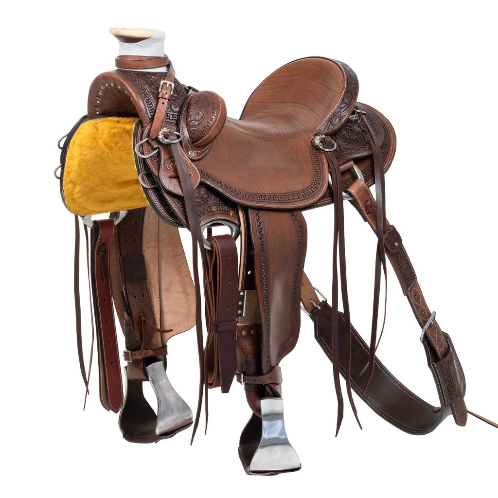 Sela wade western cheyenne com barrigueira traseira