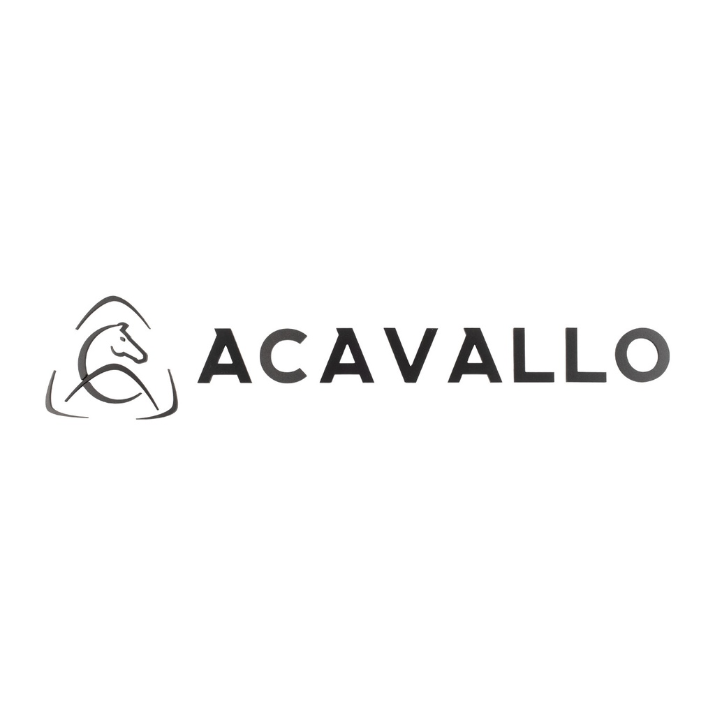 LOGOTIPO ESTENDIDO ACAVALLO DISTANCIADO DA PAREDE h 30cm