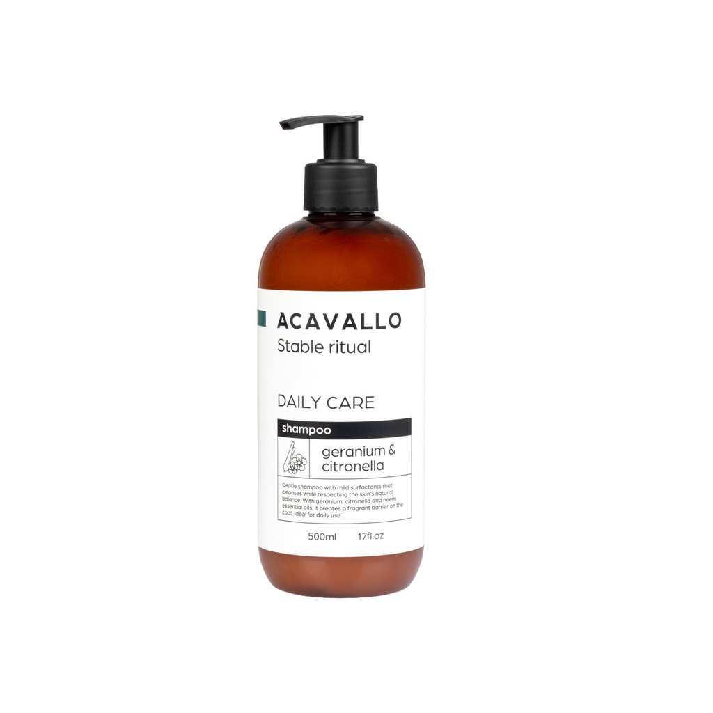 Shampoo de citronela, gerânio e neem