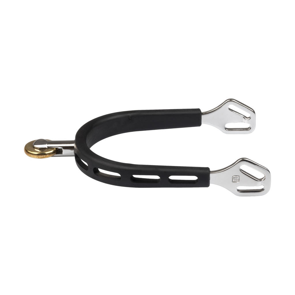 SPURS ULTRA FIT EXTRA GRIP, AÇO INOX. 25MM C/ ROLETE HORIZ.