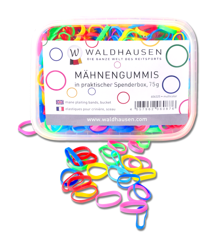Caixa de Elásticos, multicoloridos