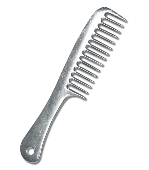 Pente de crinas Aluminio