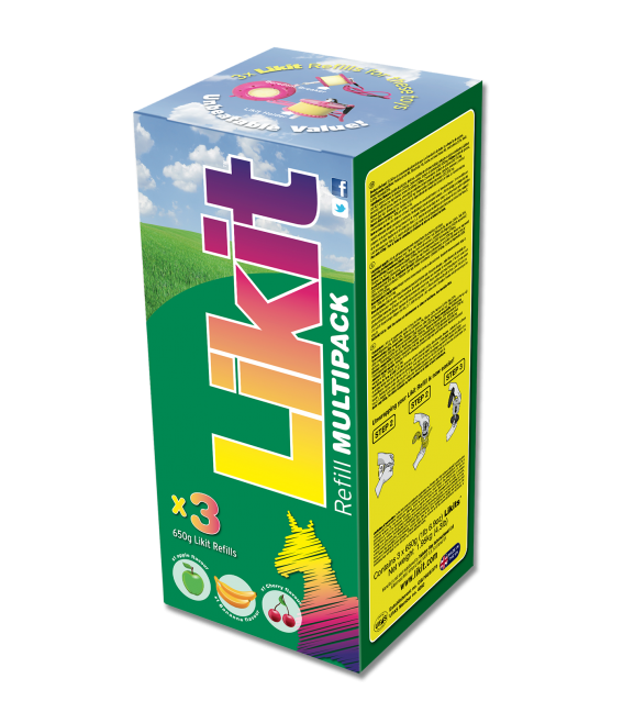 Pack LIKIT, 3 x 650g