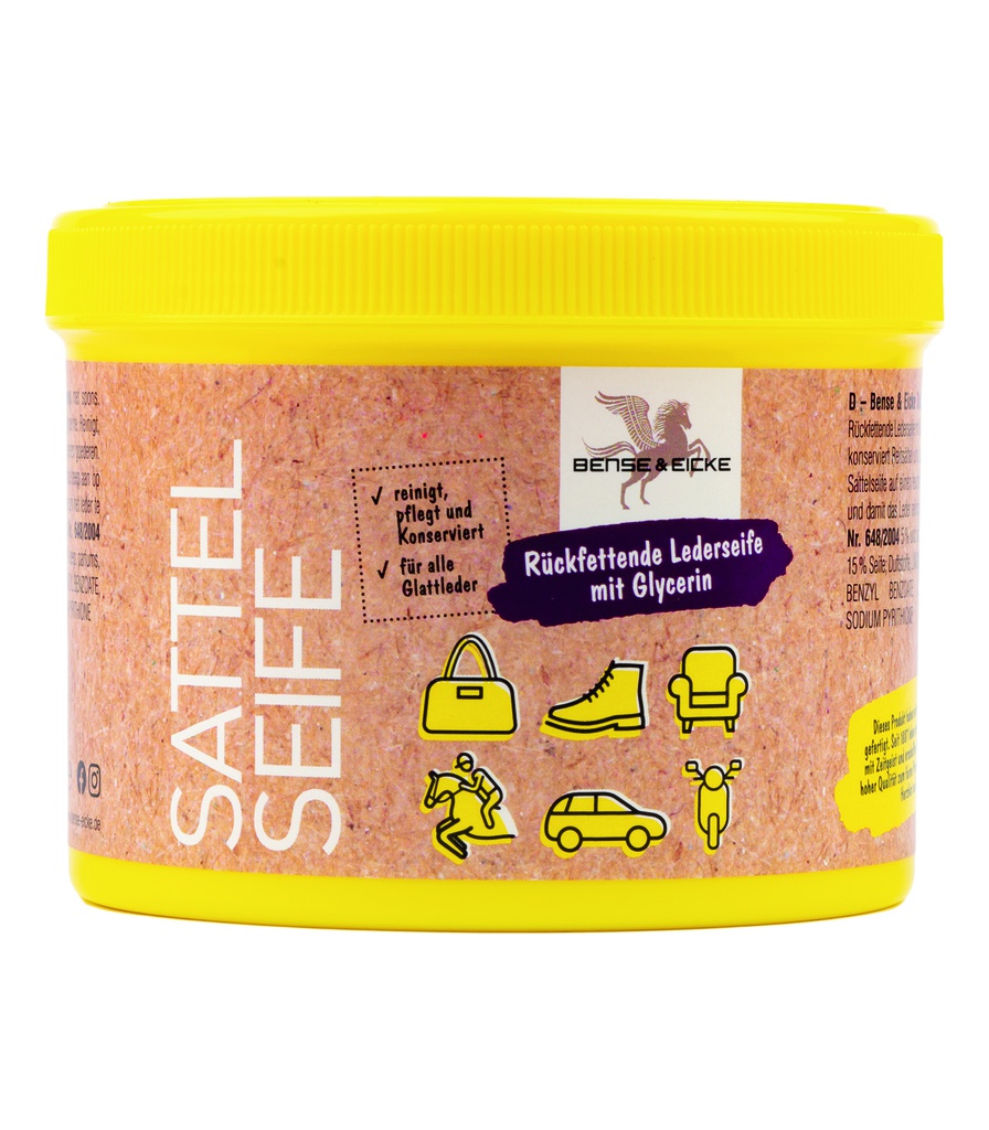 Sabão Inglês Bense & Eicke com esponja, 500 ml