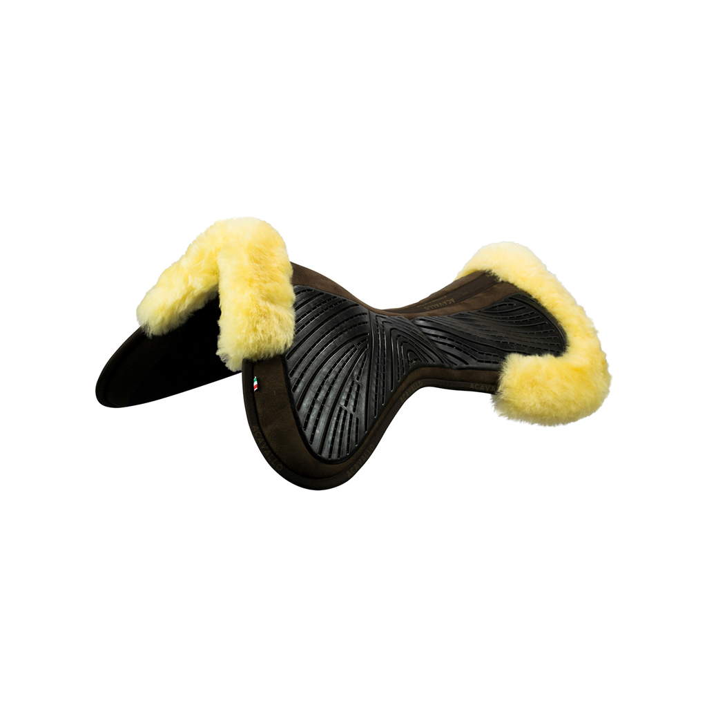 Acavalo close contact classig gel & memory foam pad with sheepskin