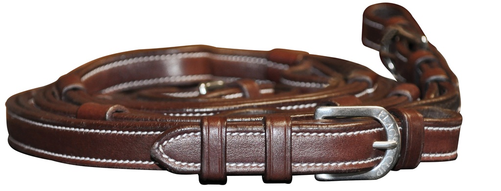 Rédeas couro com argolas F&C