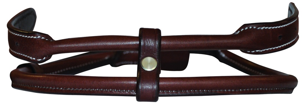 Focinheira ajustável F&C couro arredondada