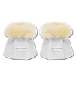 Cloches com pelo natural