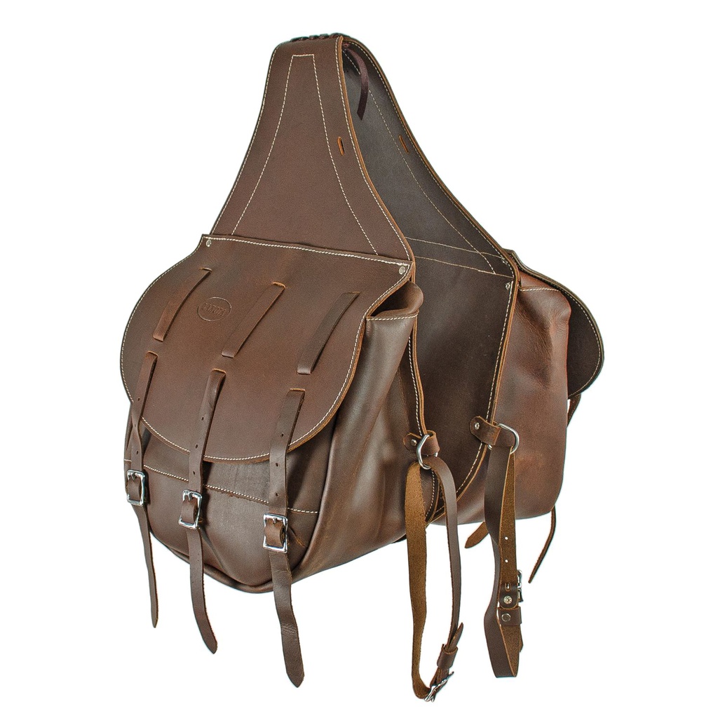 Alforge de luxo para sela de pele de bezerro