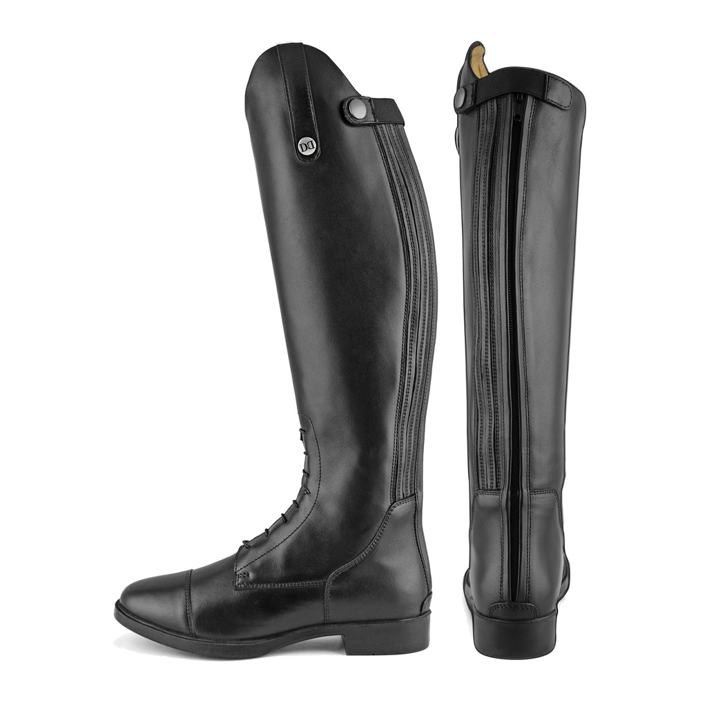 Botas Derby  criança com fecho e atacadores Wide