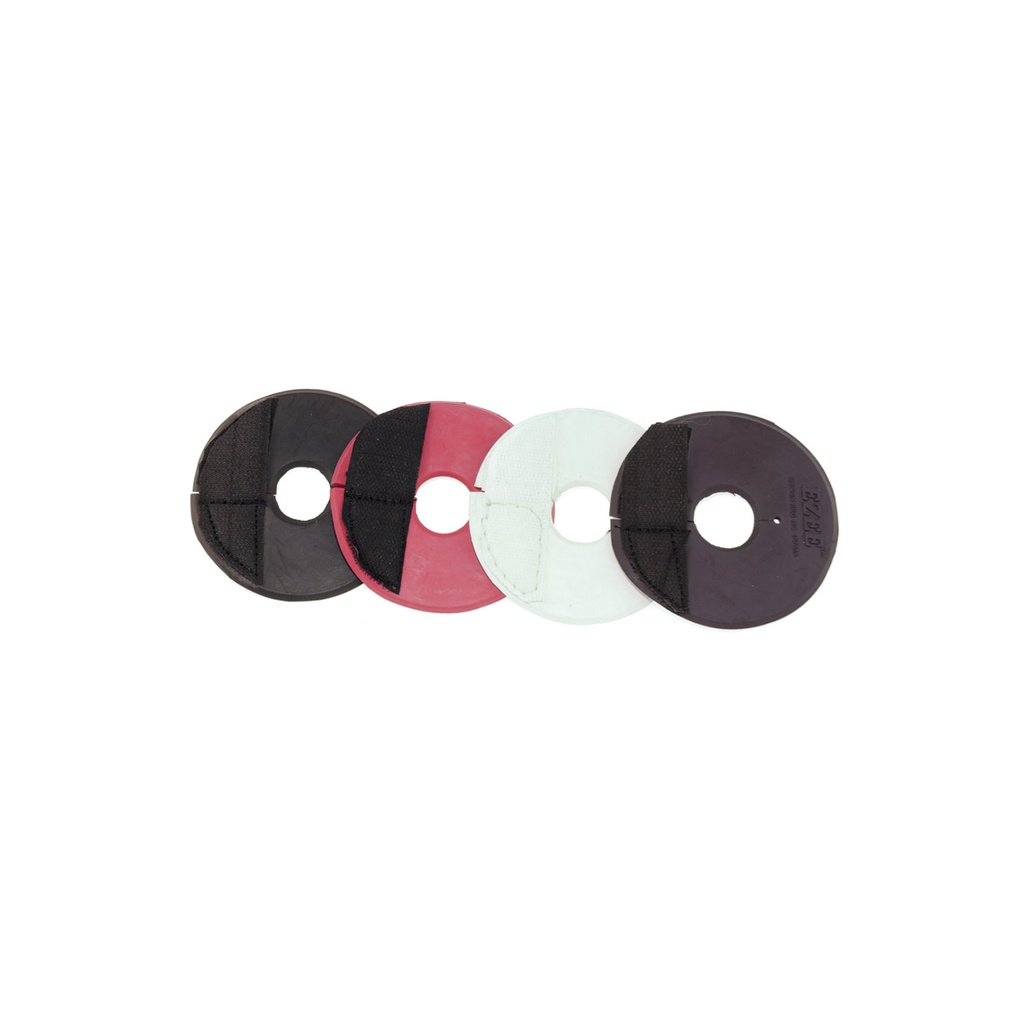 Bolachas de borracha natural com velcro
