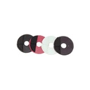 Bolachas de borracha natural com velcro