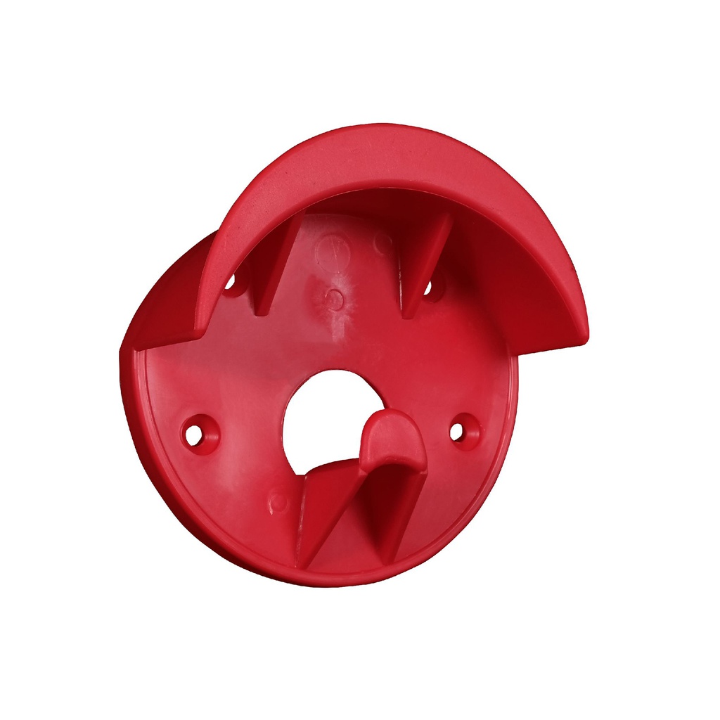 Suporte de plástico resistente vermelho/preto