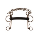 Pelham inteiro revestido a borracha 