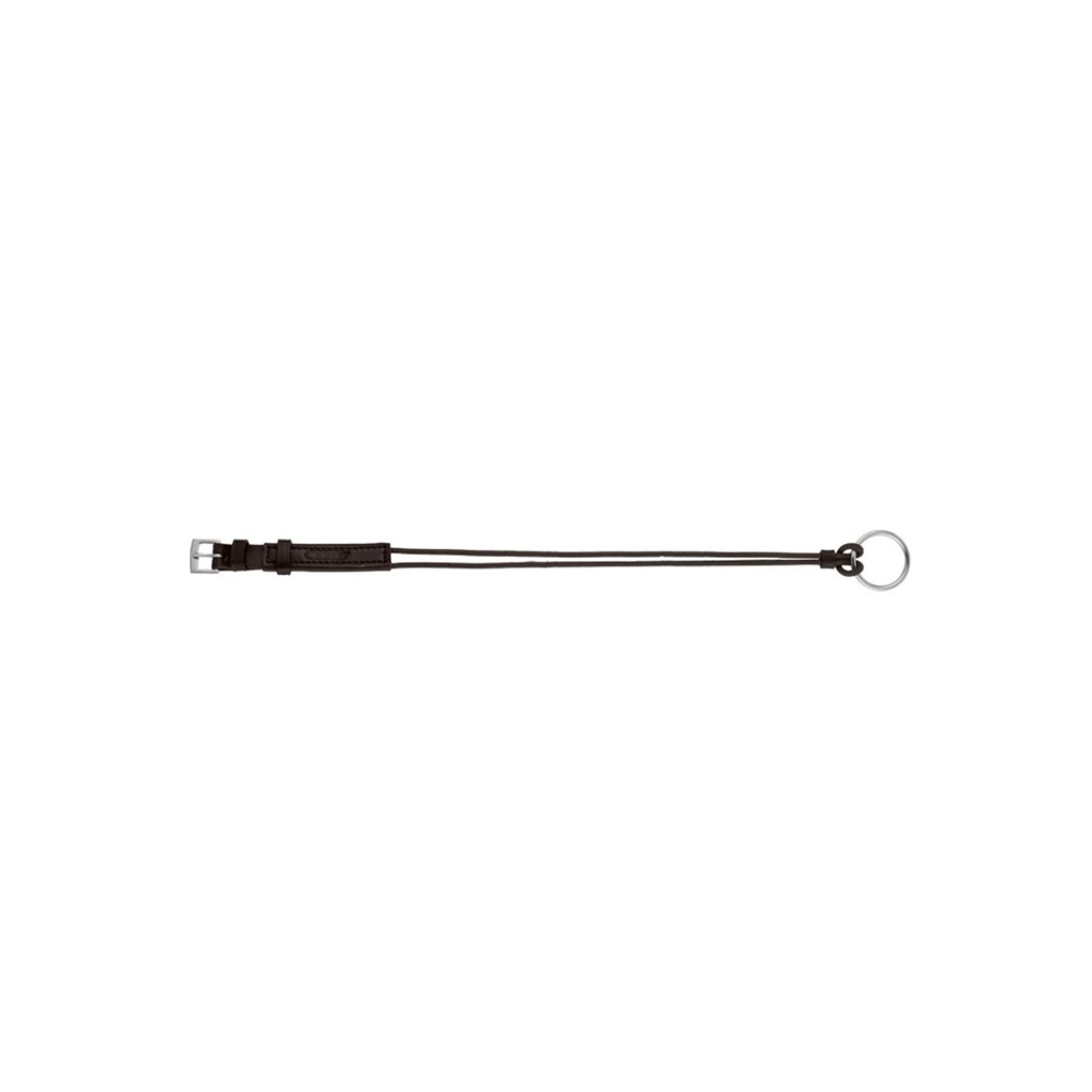 Faceira bridão elevador 45 cm castanho par