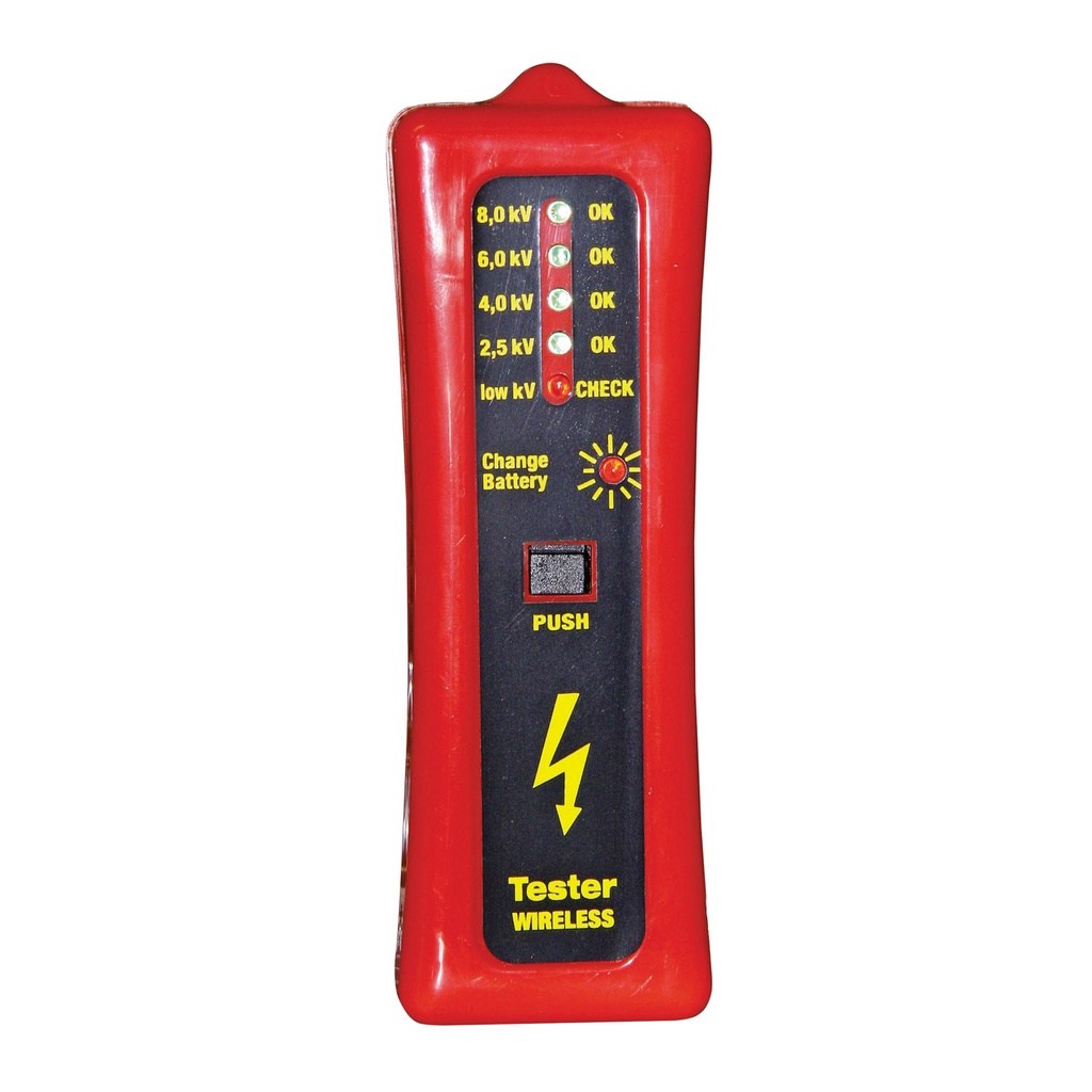 Teste eletrónico de corrente elétrica