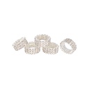 Elásticos crystal  20 pcs