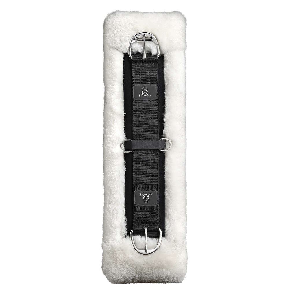 Cilha Acavallo western wide classic gel pelo natural